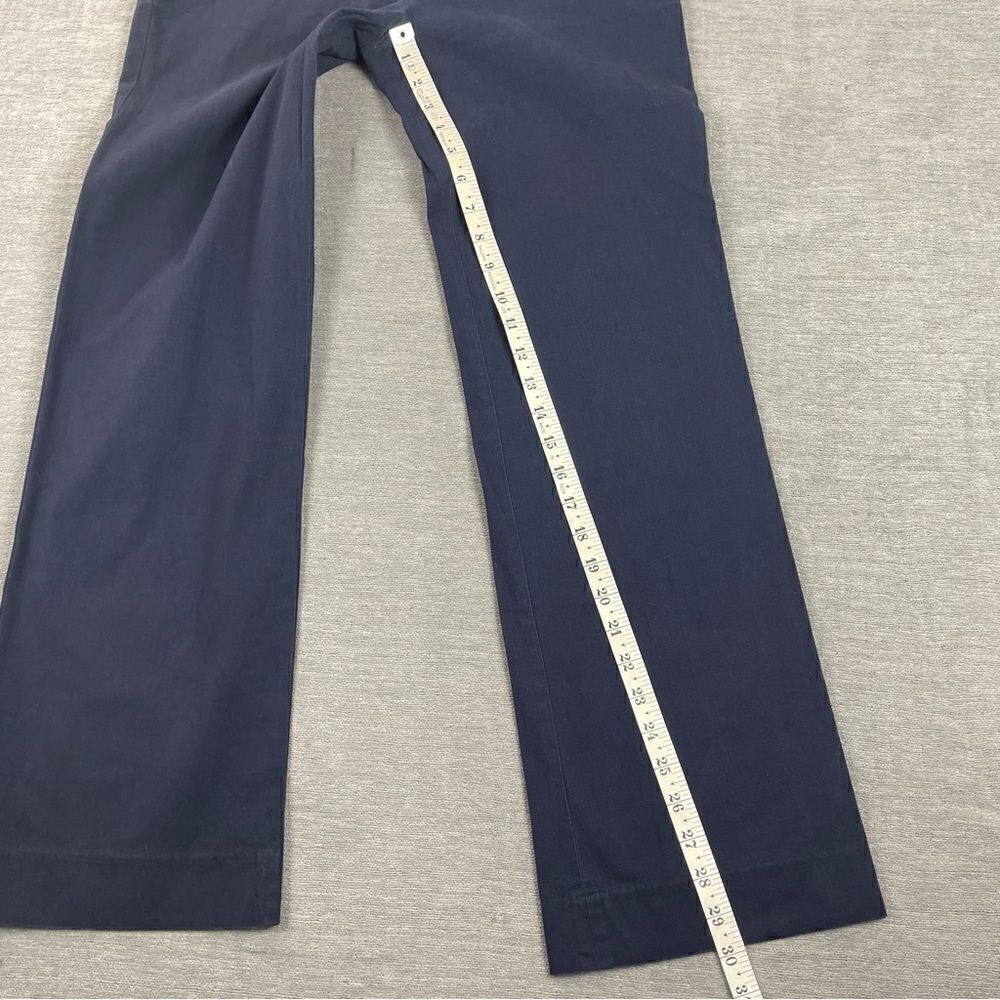 J Crew City Fit Navy Blue Khaki Dress Pants Women’s Size 6S - Picture 4 of 8